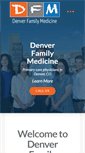 Mobile Screenshot of denverfamilymedicine.com