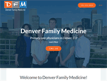 Tablet Screenshot of denverfamilymedicine.com